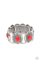 Desert Relic - Red Paparazzi Bracelet