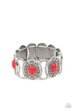 Desert Relic - Red Paparazzi Bracelet