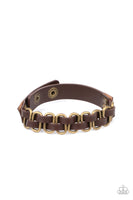 Gone Rogue - Brass Paparazzi Urban Bracelet