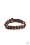 Gone Rogue - Brass Paparazzi Urban Bracelet