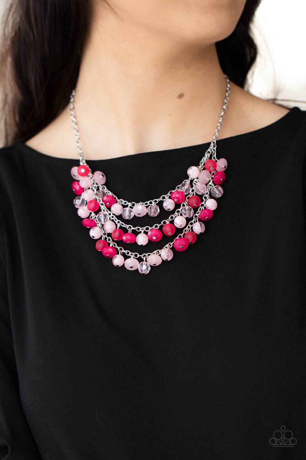 Fairytale Timelessness - Pink Paparazzi Necklace 