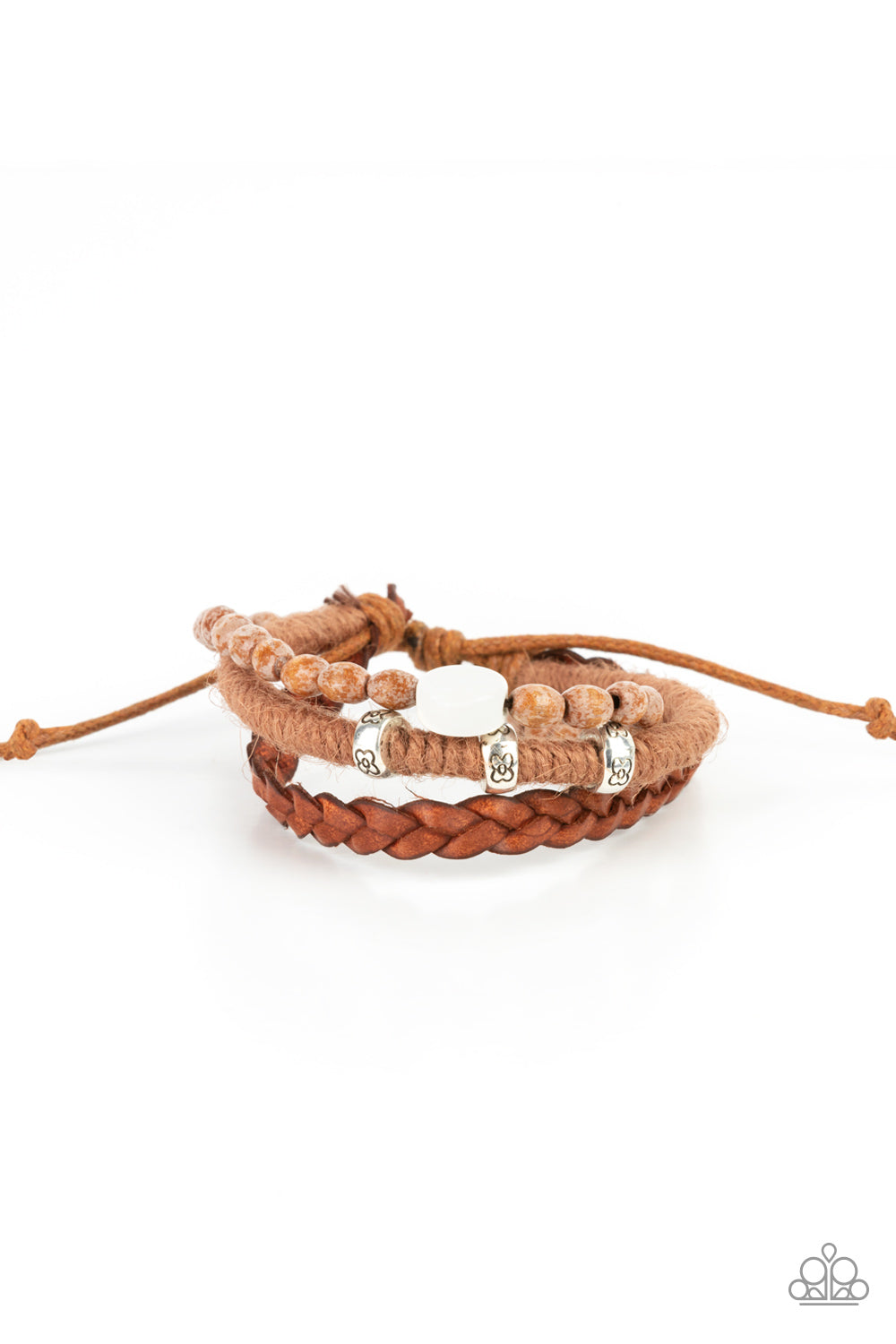 Terrarium Terrain - Brown Paparazzi Bracelet
