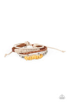 Keep At ROAM Temperature - Yellow Paparazzi Urban Bracelet