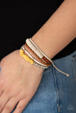Keep At ROAM Temperature - Yellow Paparazzi Urban Bracelet