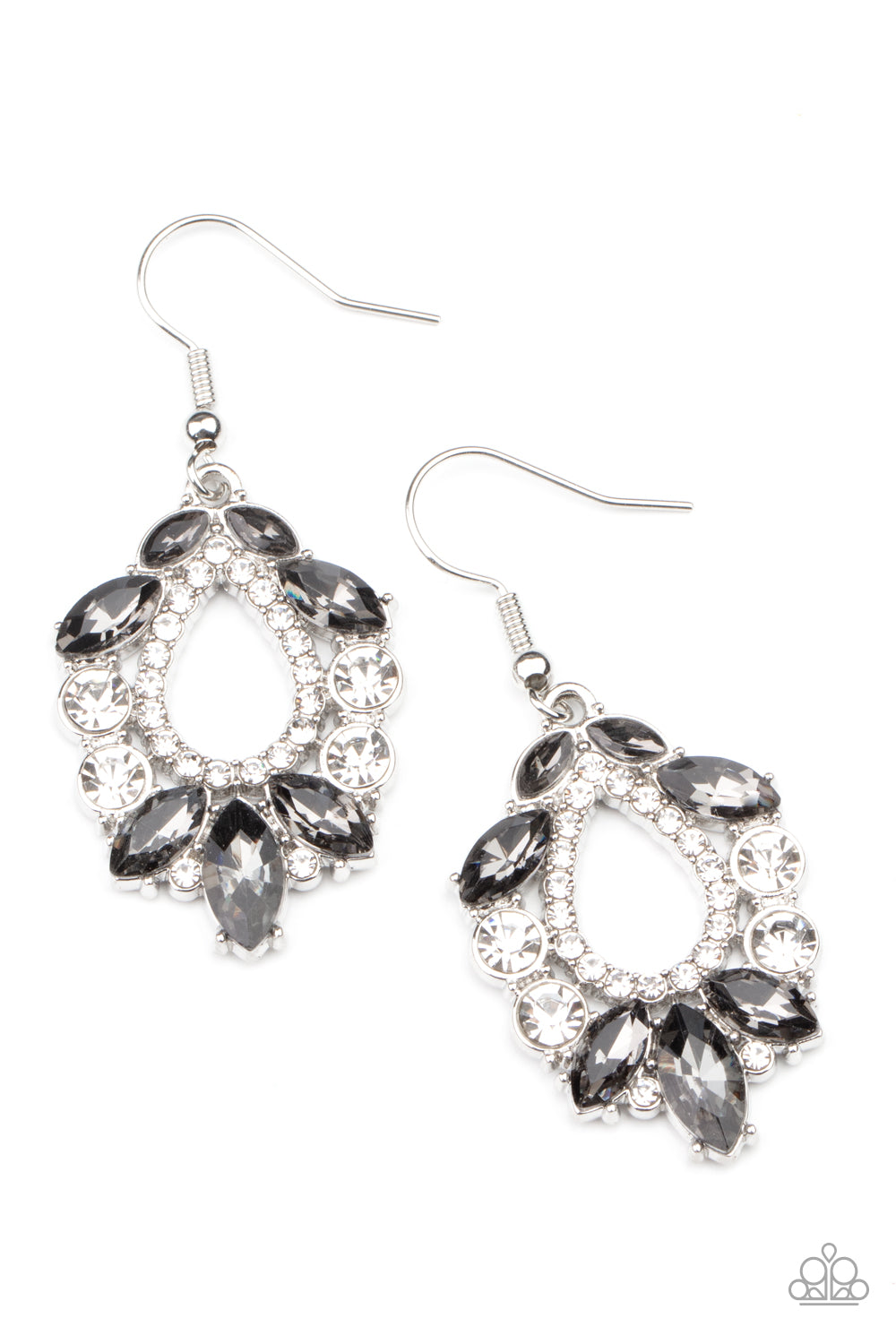 New Age Noble - Silver Paparazzi Earrings