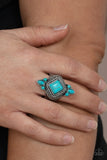 Mesa Mystic - Blue Paparazzi Ring