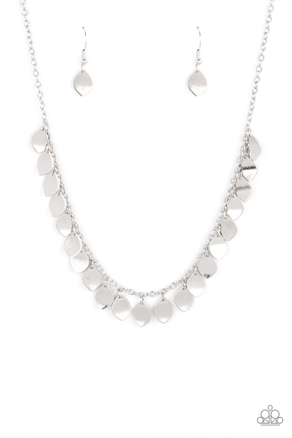Dainty DISCovery - Silver Paparazzi Necklace