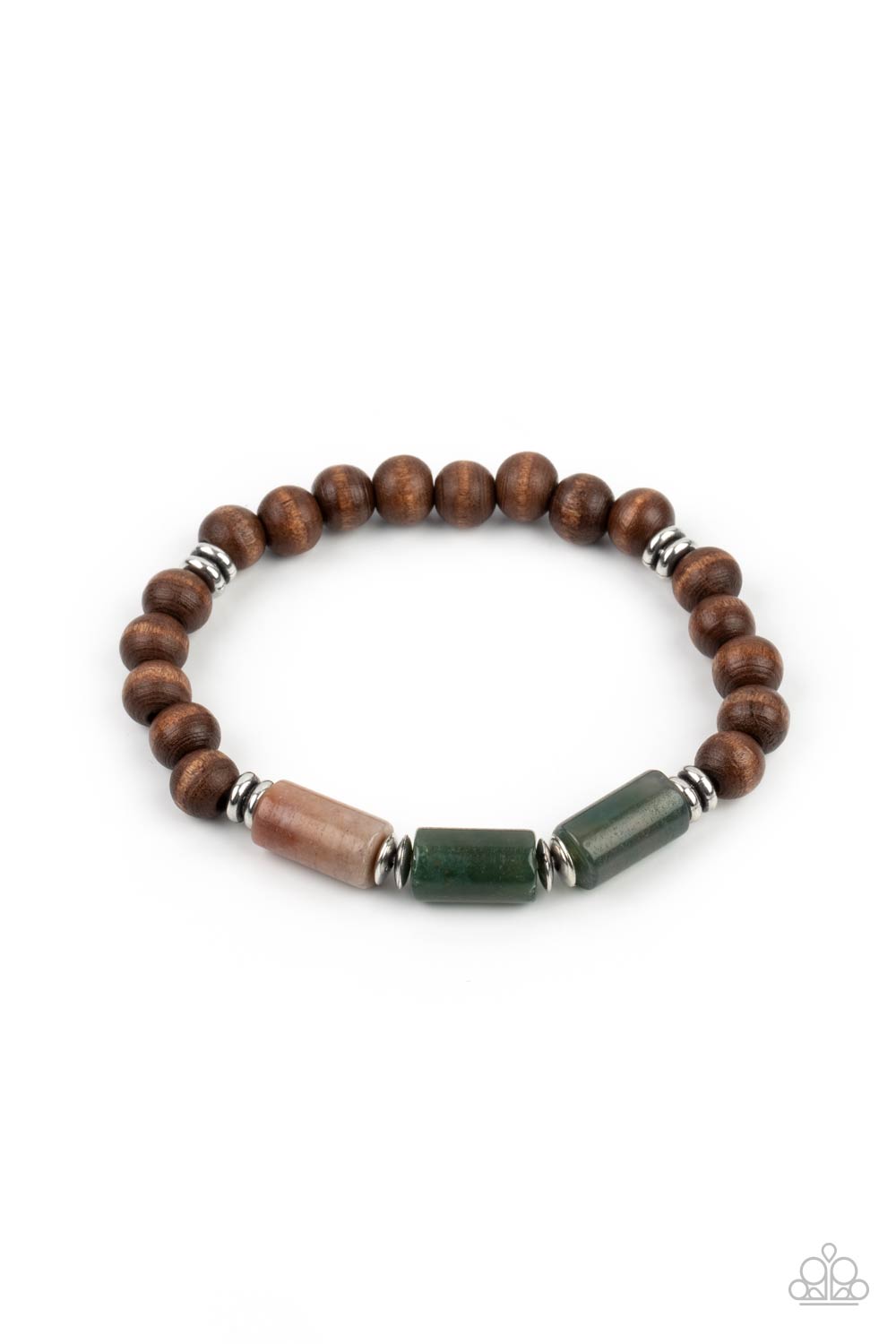 ZEN Most Wanted - Brown Paparazzi Bracelet