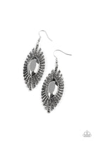 Who Is The FIERCEST Of Them All - Silver Paparazzi Earrings