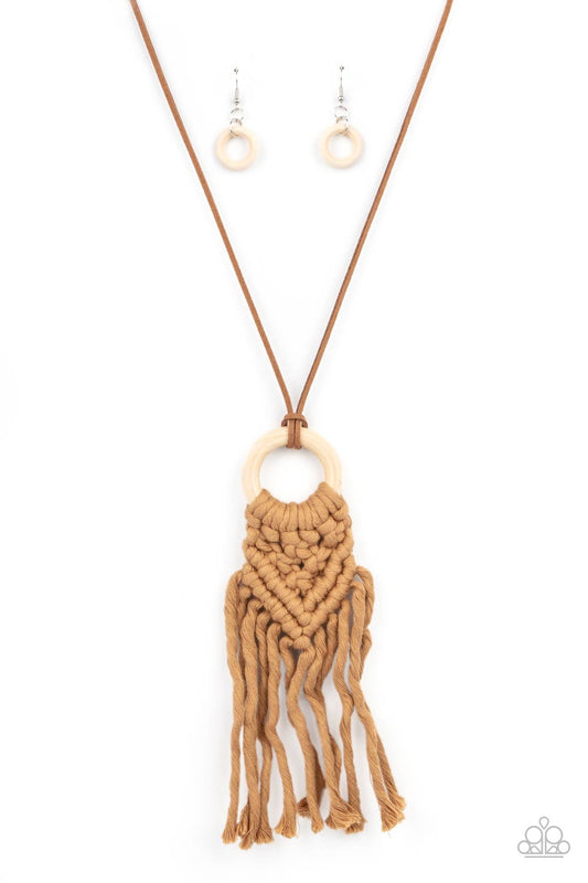 Crafty Couture - Brown Paparazzi Necklace