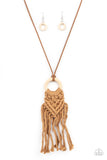 Crafty Couture - Brown Paparazzi Necklace