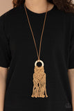 Crafty Couture - Brown Paparazzi Necklace