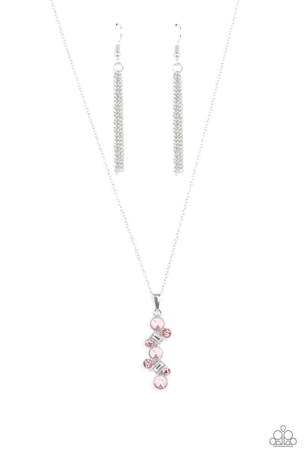 Classically Clustered Pink Paparazzi Necklace