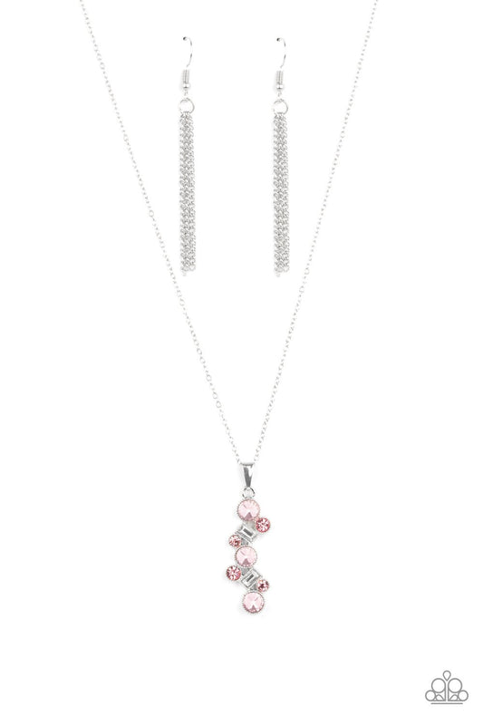 Classically Clustered Pink Paparazzi Necklace
