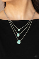 Dewy Drizzle - Green Paparazzi Necklace