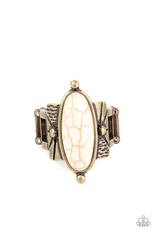 This BADLAND Is My BADLAND - Brass Paparazzi Ring
