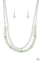 Parisian Princess - Green Paparazzi Necklace