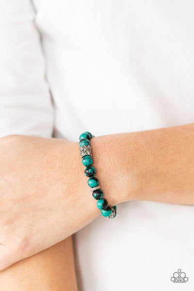 Garden Zen Green Paparazzi Urban Bracelet