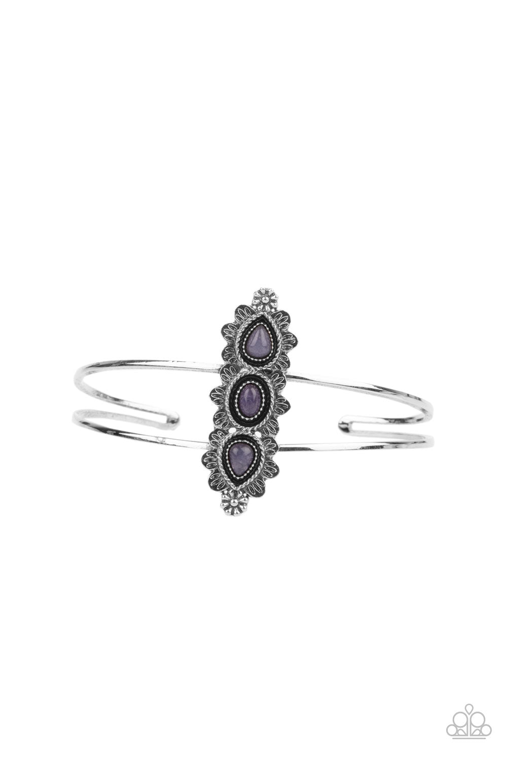 Fairytale Flowerbeds - Purple Paparazzi Bracelet