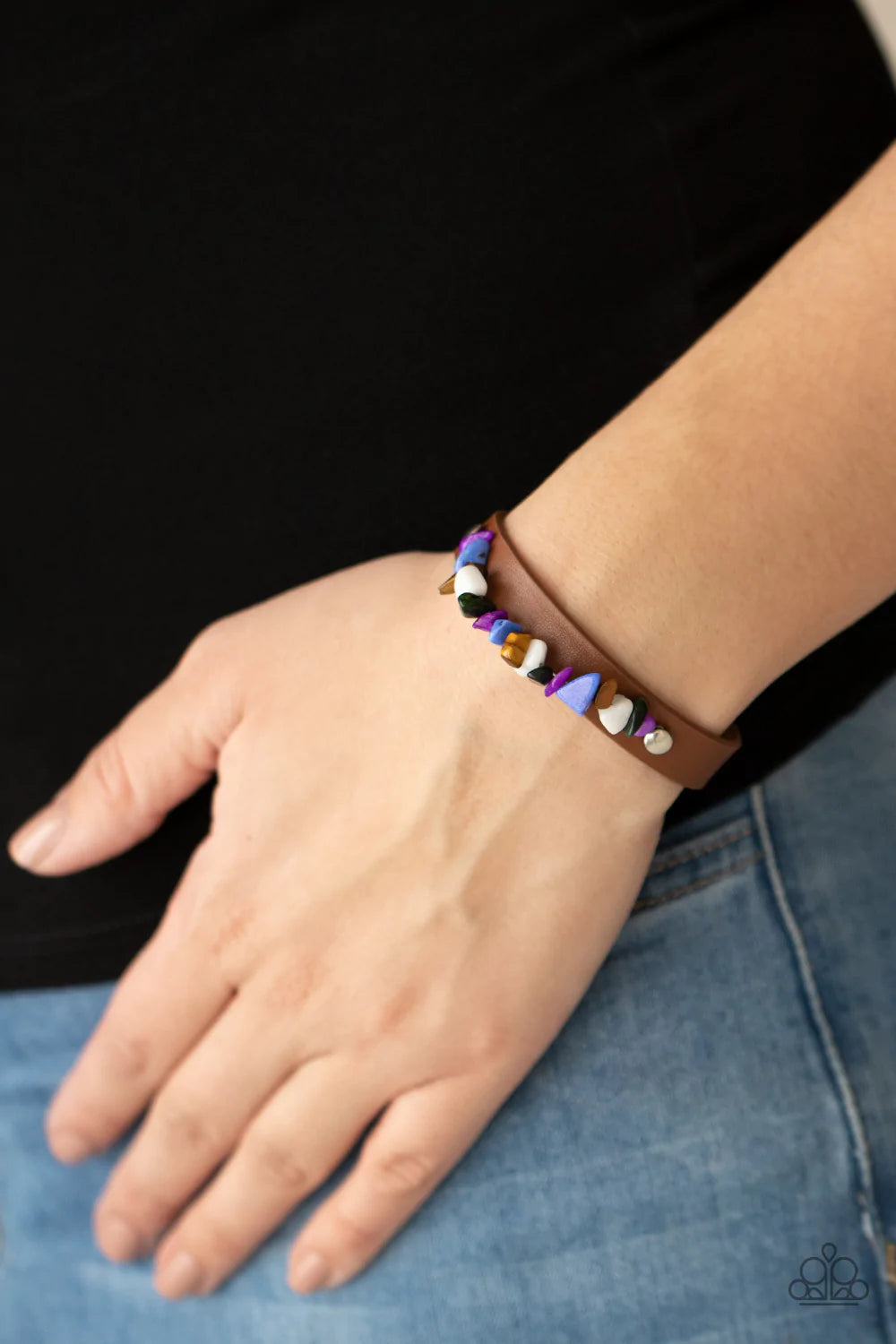 Pebble Paradise Multi Paparazzi Bracelet