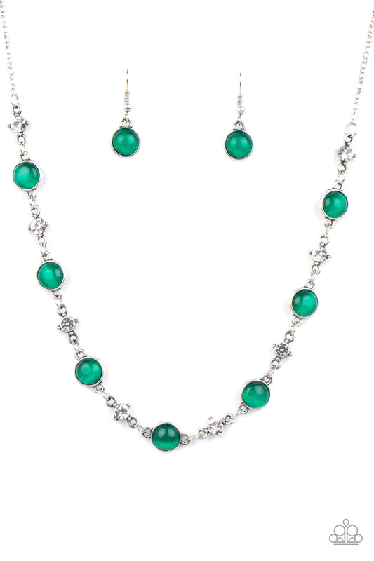 Inner Illumination - Green Paparazzi Necklace