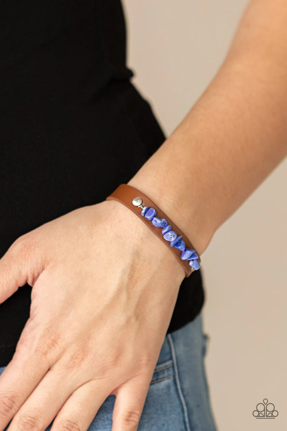 Pebble Paradise Blue Paparazzi Urban Bracelet
