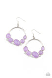 Beautifully Bubblicious - Purple Paparazzi Earrings
