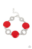 Garden Regalia - Red Paparazzi Bracelet