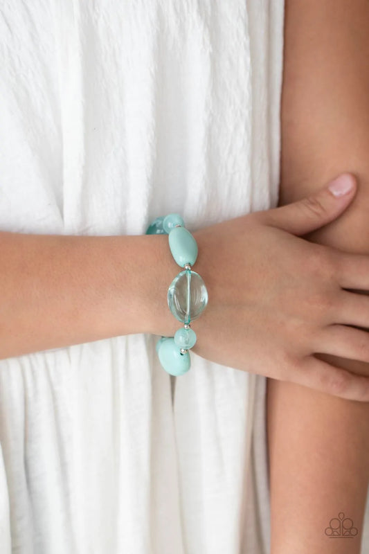I Need a STAYCATION Blue Paparazzi Bracelet