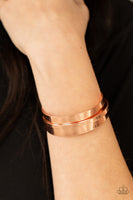 A HAUTE Number - Copper Paparazzi Cuff Bracelet