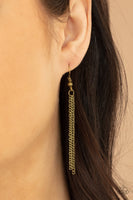 Stick To The ARTIFACTS - Brass Paparazzi Necklace