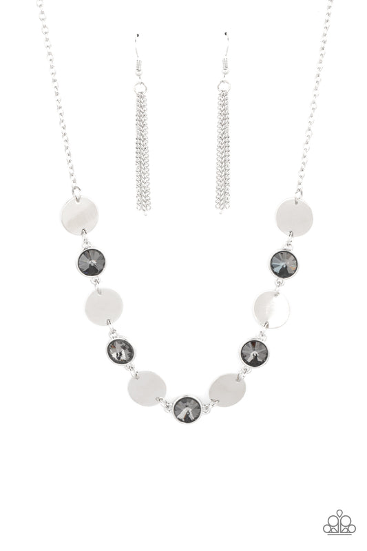 Refined Reflections - Silver Paparazzi Necklace