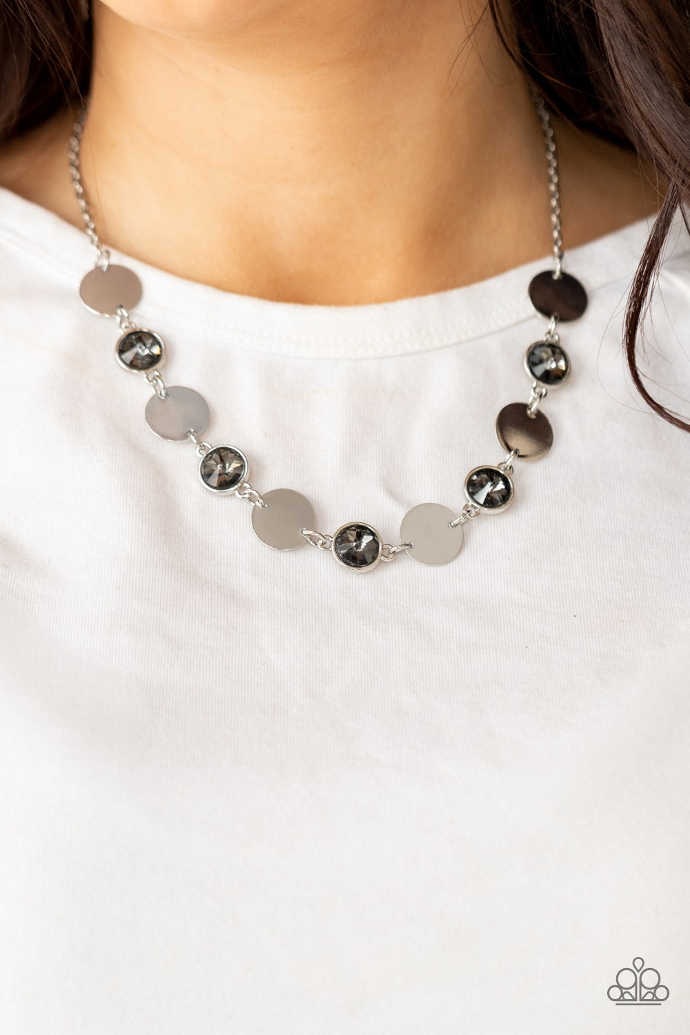 Refined Reflections - Silver Paparazzi Necklace