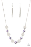Refined Reflections - Purple Paparazzi Necklace
