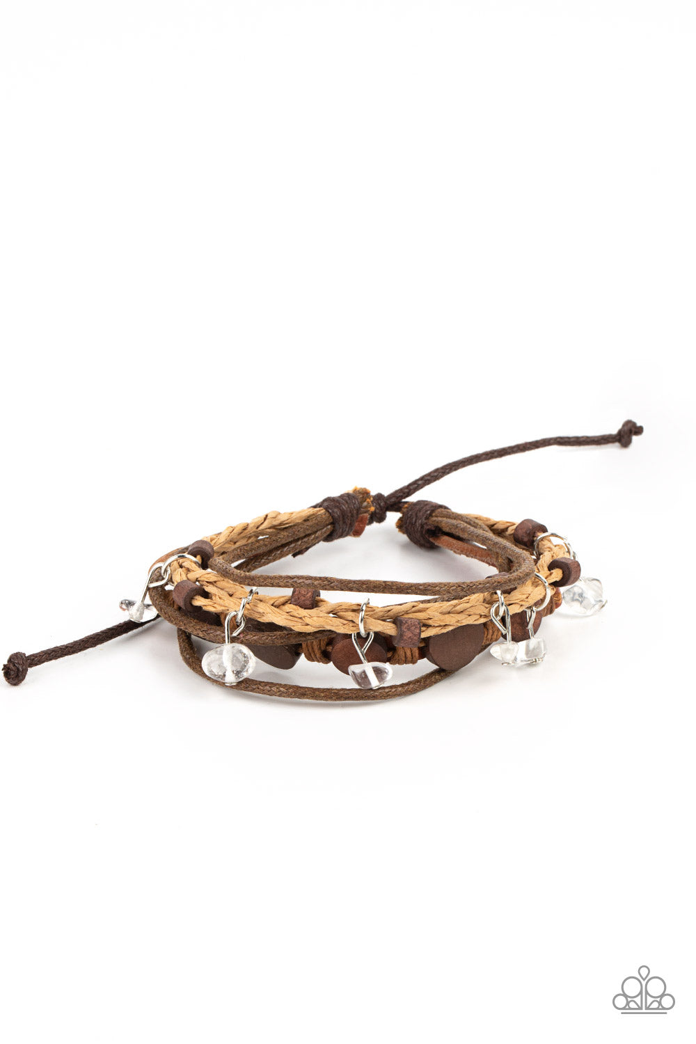 Run The Rapids - Brown Paparazzi Urban Bracelet