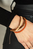 STACK To Basics - Orange Paparazzi Bracelet