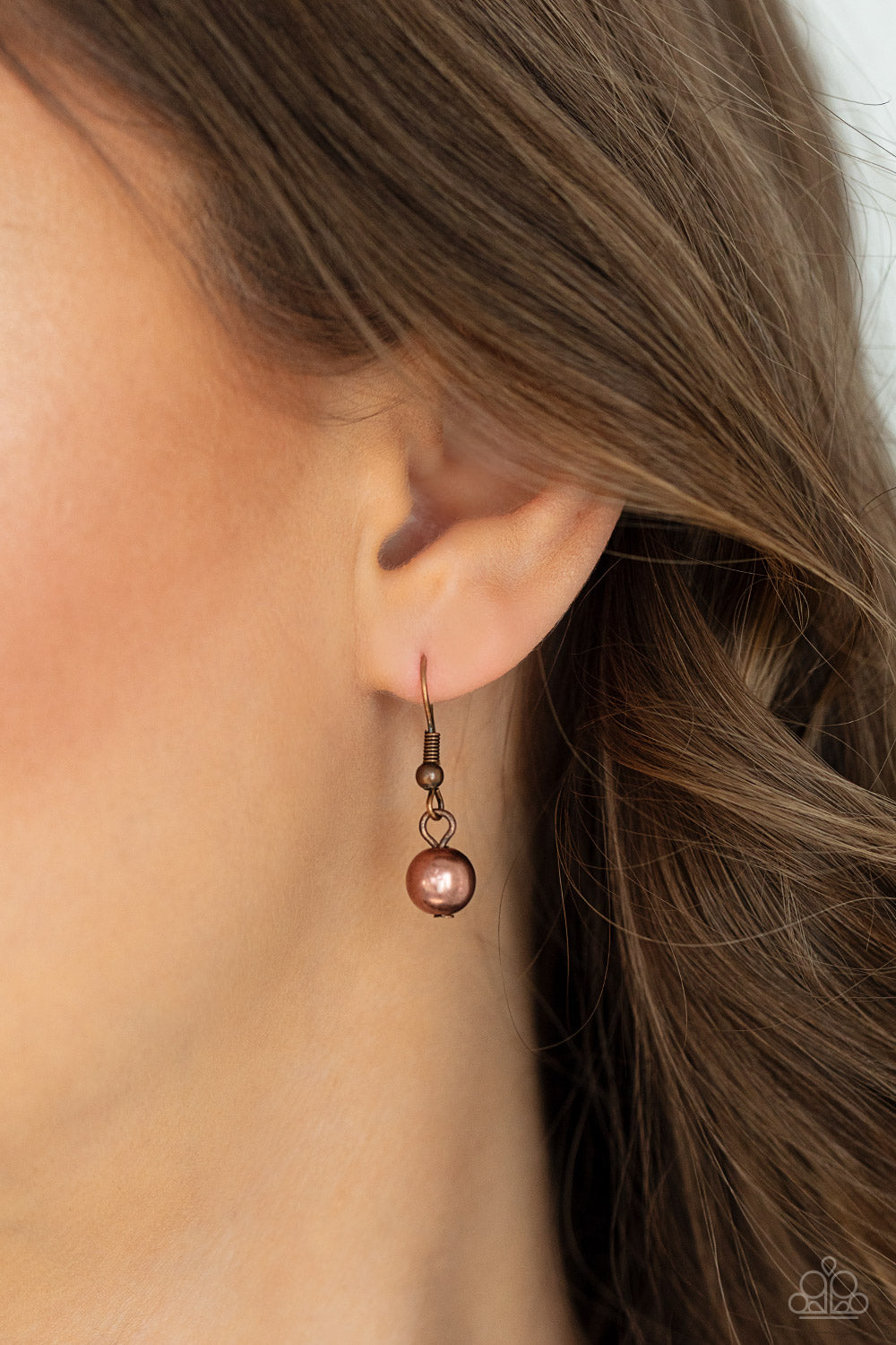 Beaded Beacon - Copper Paparazzi Necklace