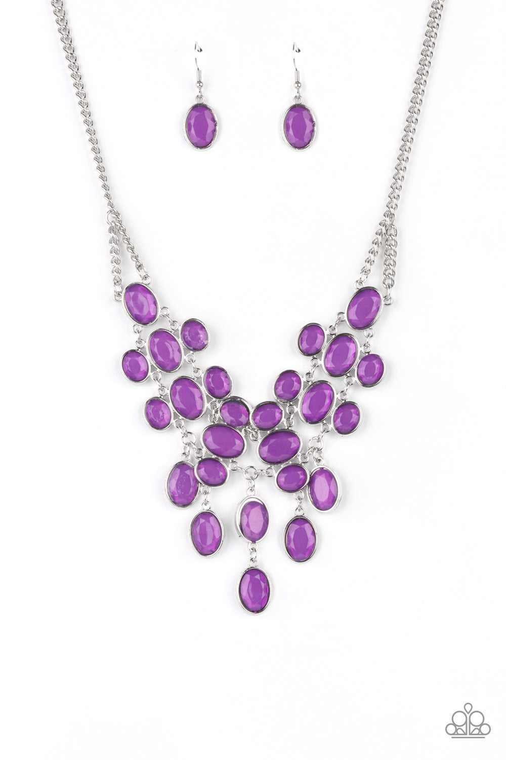 Serene Gleam - Purple Paparazzi Necklace