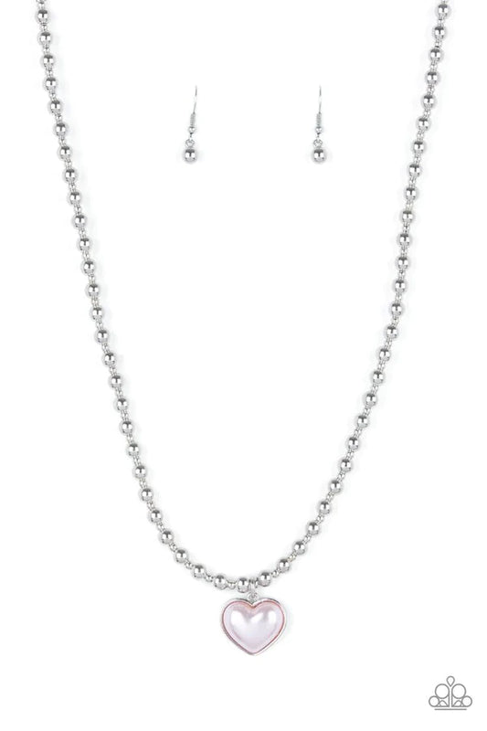 Heart Full of Fancy Pink Paparazzi Necklace