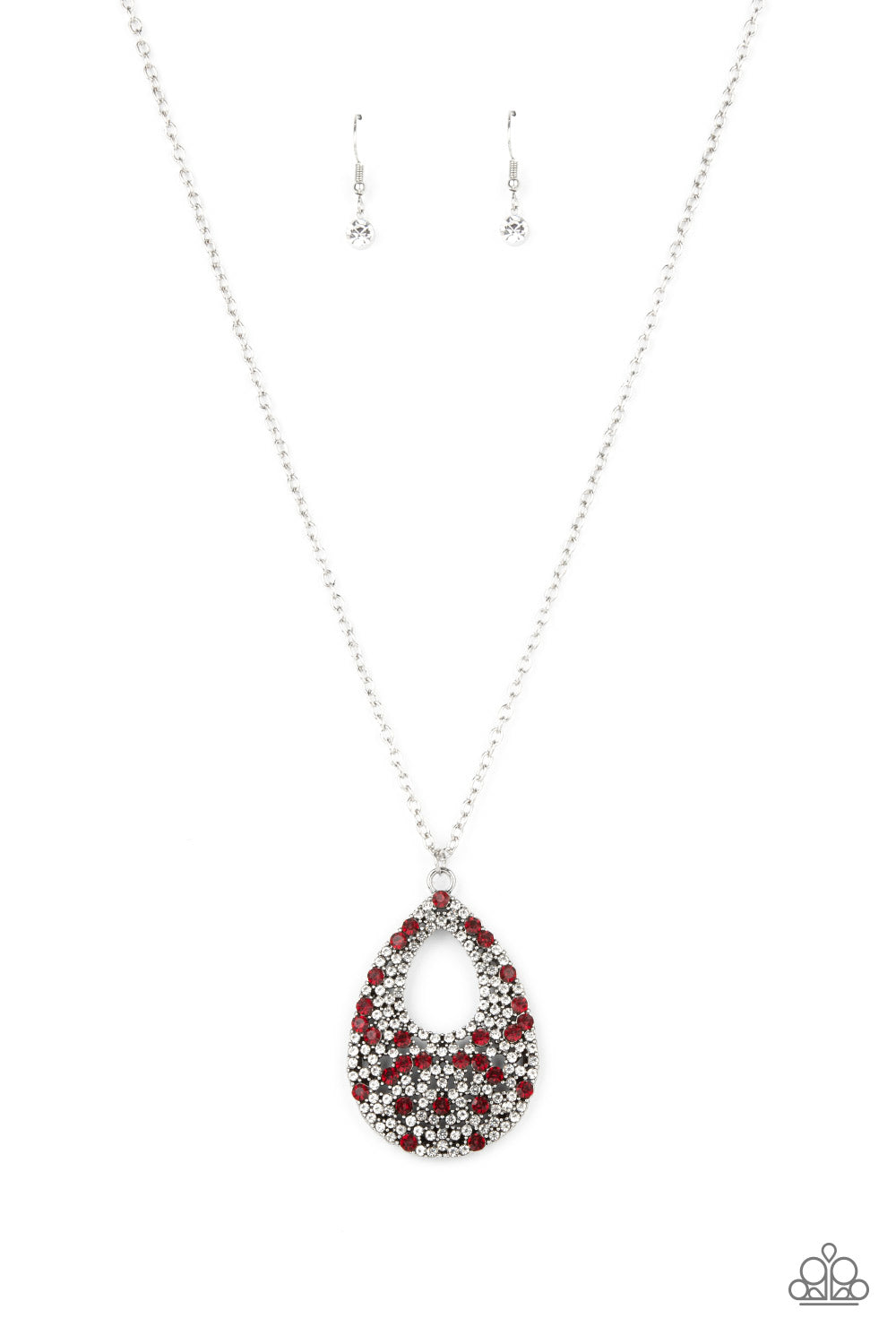 High Society Stargazing - Red Paparazzi Necklace