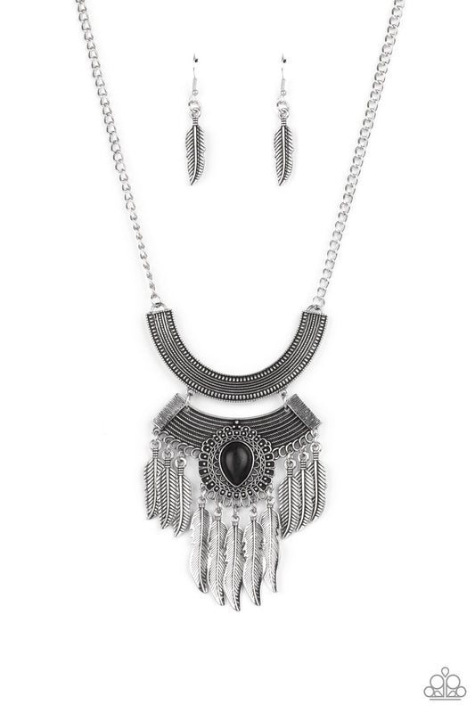 Desert Devotion - Black Paparazzi Necklace