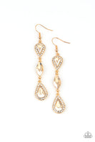 Test of TIMELESS - Gold Paparazzi Earrings