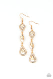 Test of TIMELESS - Gold Paparazzi Earrings