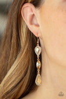 Test of TIMELESS - Gold Paparazzi Earrings