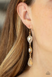 Test of TIMELESS - Gold Paparazzi Earrings