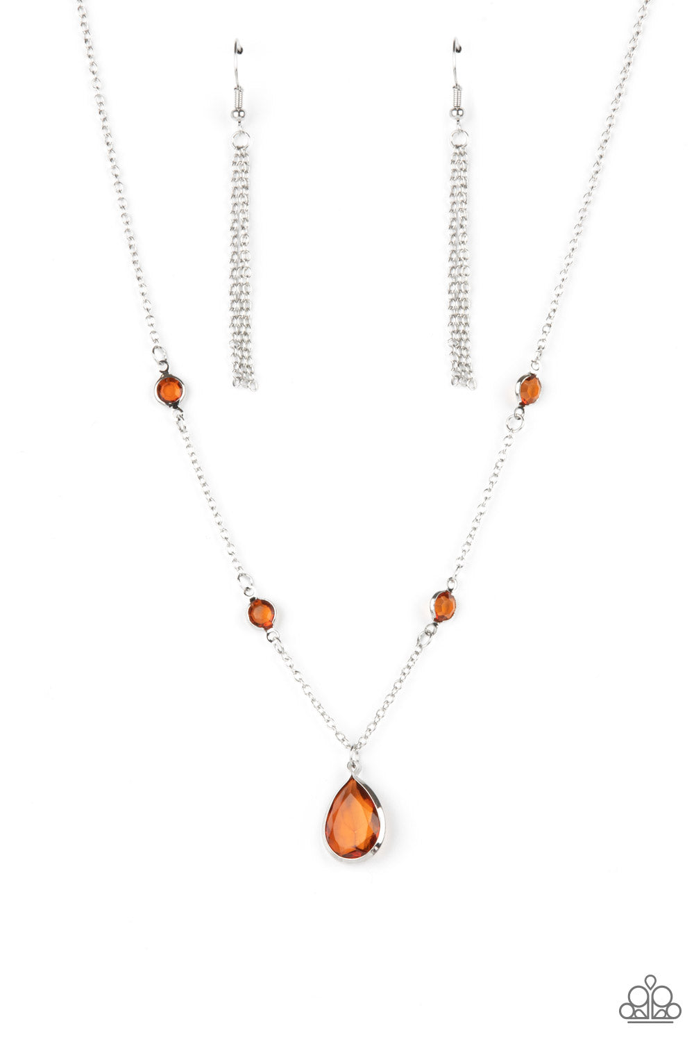 Romantic Rendezvous - Brown Paparazzi Necklace