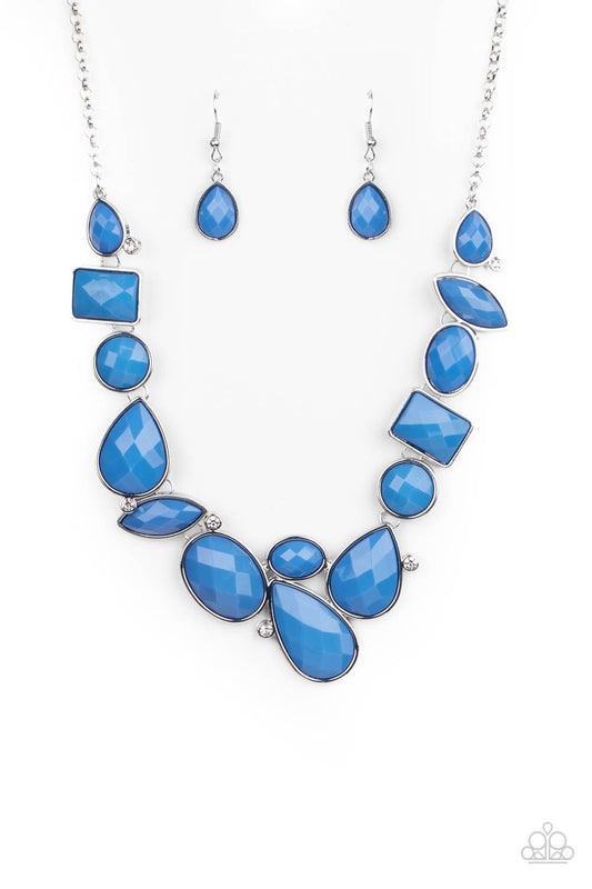 Mystical Mirage - Blue Paparazzi Necklace