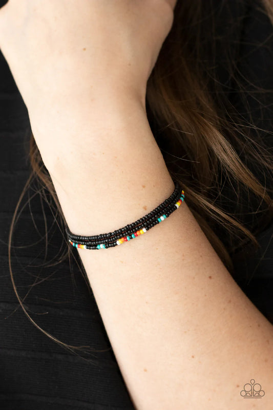 Basecamp Boyfriend Black Paparazzi Bracelet