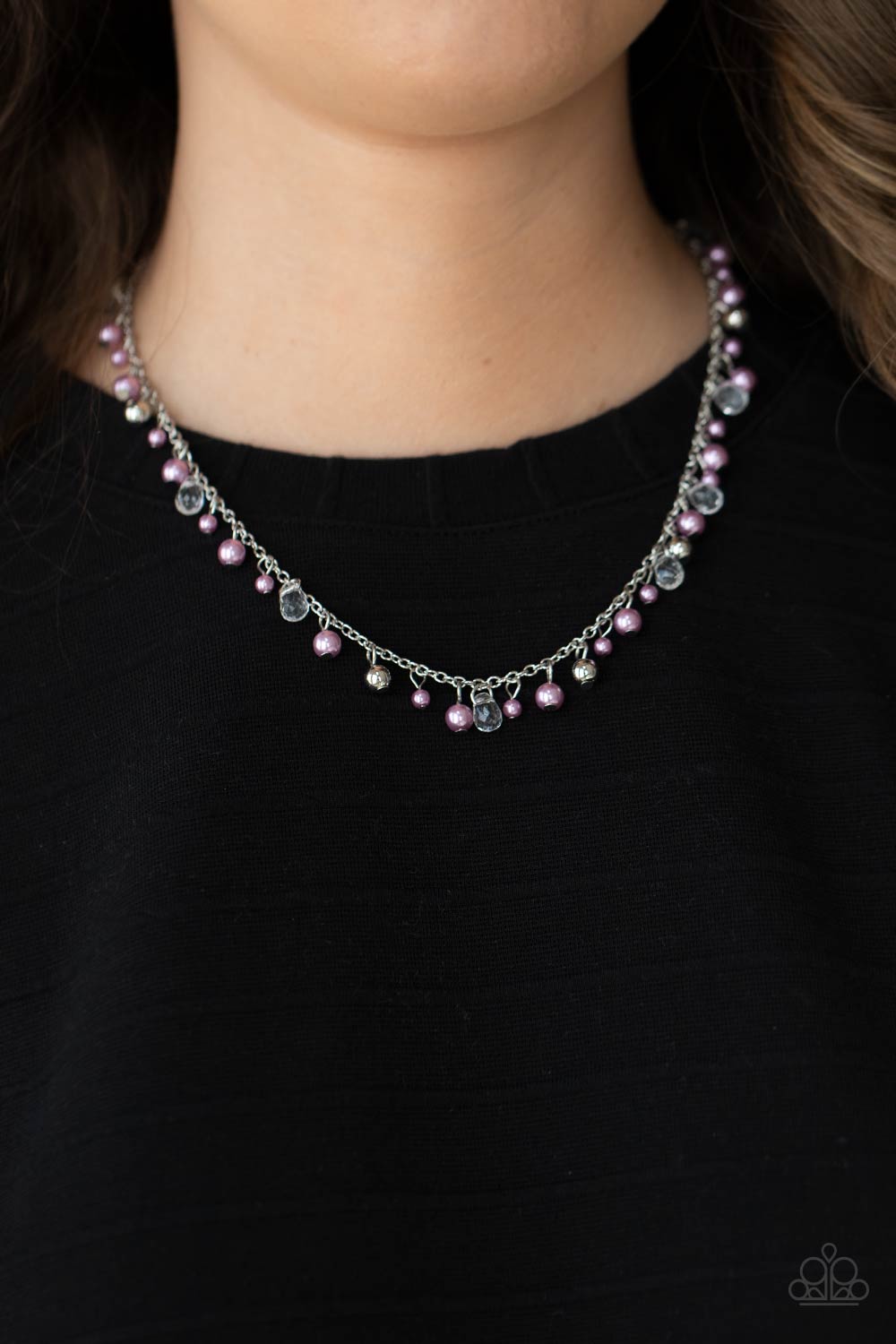 Pearl Essence - Purple Paparazzi Necklace