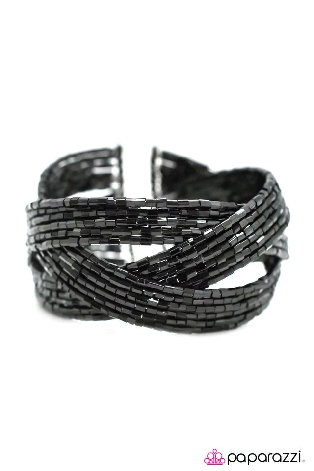 Shooting Stars Black Paparazzi Bracelet